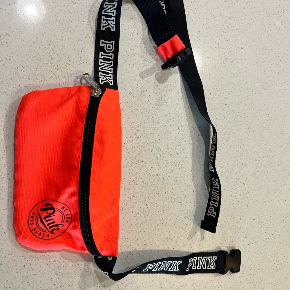 PINK Brand Hot Orange Fanny Pack